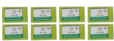 

Khadi Neem Tulsi Glycerine Soap(125 g, Pack of 8)