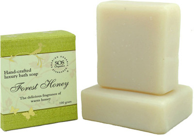 

SOS Organics Forest Honey Essential Oil Soap (Pack of 3)(300 g, Pack of 3)