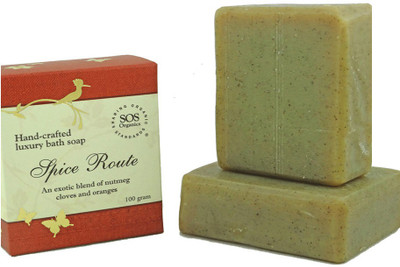 SOS Organics Spice Route Bathing Soap (Pack of 3)(300 g, Pack of 3)