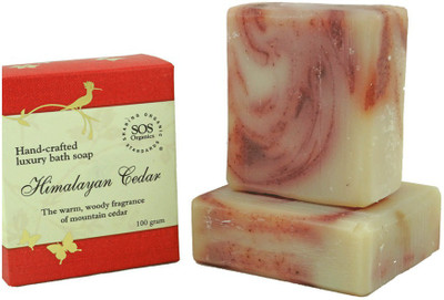 

SOS Organics Himalayan Cedar Luxury Bath Soap (Pack of 3)(300 g, Pack of 3)