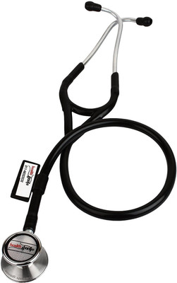 

Healthgenie HG-402B Cardiology SS Stethoscope (Black) Acoustic Stethoscope(Black)