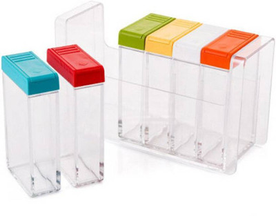 

Dealfinity Seasoning 6 piece set - 100 ml Plastic Spice Container(Pack of 6, Multicolor)