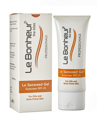 

Le Bonheur Professional Herbal Seaweed Gel Sunscreen SPF25 For Oily and Acne Prone Skin - SPF SPF25(50 ml)