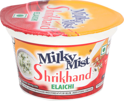

Milky Mist Shrikhand Elaichi Flavored Curd(100 g)