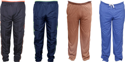 Indistar Solid Men Multicolor Track Pants