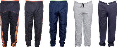 Indistar Solid Men Multicolor Track Pants