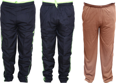 Indistar Solid Men Multicolor Track Pants