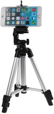 Rewy Prajo Tripod-3110 40.2 Inch Portable Camera Tripod With Three-Dimensional Head & Quick Release Plate Tripod Tripod(Black, Supports Up to 3000 g)