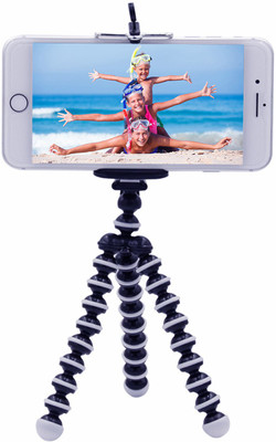 

Blue Birds Universal Flexible 360 Degree Travel Compact Portable Octopus Tripod Snake Style Stand for iPhone/Samsung/Android/Smartphones/DSLR Cameras Lazy Stand Tripod(Multicolor, Supports Up to 1500 g)