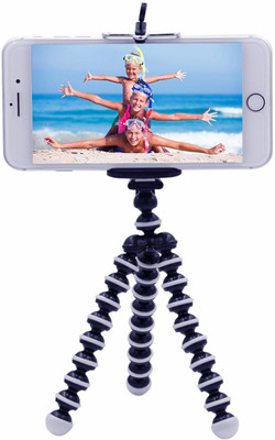 

BUY SURETY Universal Flexible 360 Degree Travel Compact Portable Octopus Tripod Snake Style Stand for iPhone/Samsung/Android/Smartphones/DSLR Cameras Lazy Stand Tripod(Multicolor, Supports Up to 1000 g)