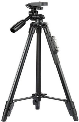 

True Store ™ Genuine Quality YT-5208 Camera And Mobile With Bluetooth Remote Tripod Tripod(Black, Supports Up to 2500 g)