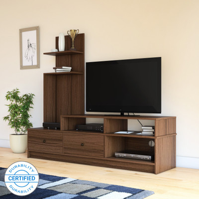 Flipkart Perfect Homes Sirena TV Entertainment Unit(Finish Color - Walnut)