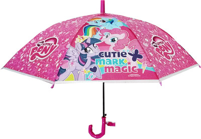 

Art Box Girlish pony print umbrella for girls up to age 15 years Umbrella(Pink)