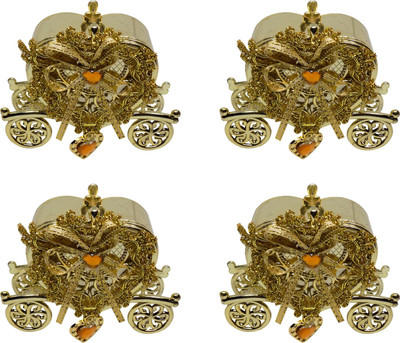 

Fully Small Gift Box for Jewellery | Empty Gift Box for Packing (Set of 4) Container Vanity Box(Golden)