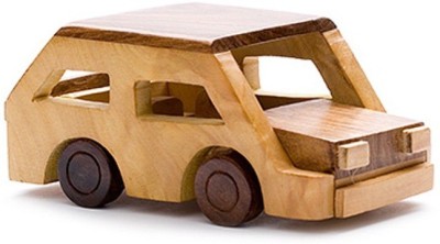 BuzyKart Beautiful Wooden Classical Vintage Miniature Car Toy Cum Showpiece(Brown, Pack of: 1)