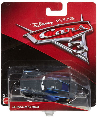 

Mattel Disney Pixar Cars 3 Jackson Storm 1:64 Scale Car(Blue, Black), Black;blue