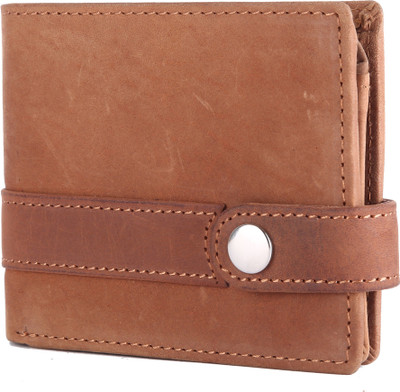 

BULL & BUFFEL Men Brown Genuine Leather Wallet(6 Card Slots), Tan-01