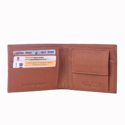 

skkfashion Men Tan Fabric Wallet(3 Card Slots)