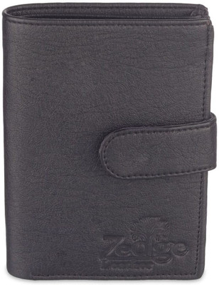

Zedge Men Black Genuine Leather Wallet(3 Card Slots)