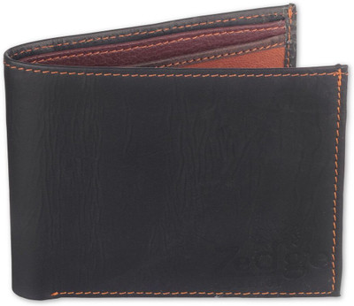 

Zedge Men Black Genuine Leather Wallet(3 Card Slots)