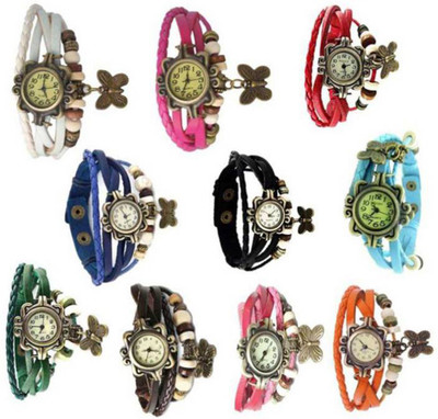 GUOYU Rakhi Special Bracelate Running And Simple And Sobber Watches Combo Pack Of - 10 For Women And Girls Watch - For Women