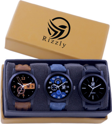 

Rizzly Gents Exclusive 3 Designer Combo Watch - For Boys