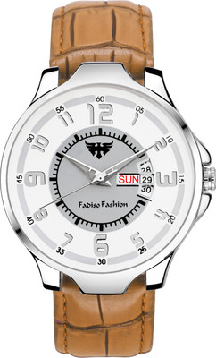 

Fadiso fashion FF02042-WH WHITE Day & Date Functioning Watch - For Men