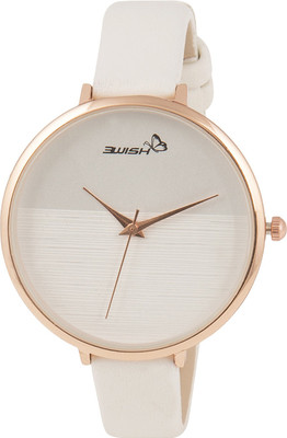 

3Wish 3WW-1234 Analog White Dial and White Strap Watch - For Girls
