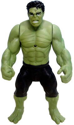 

Eightiz Avengers Age of Ultron Action Figure Hulk for Kids with LED Light on Chest with Hands & Legs Movable(Green)