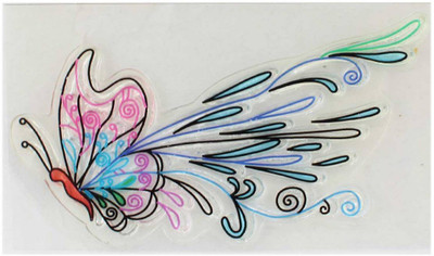 

Tootpado Clear Stamp - Butterfly (CCST31) - For Card Making Decoration and Scrapbooking