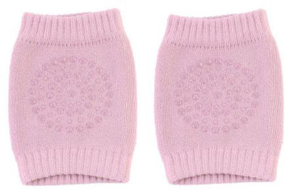 

House of Quirk Baby Crawling Anti-Slip Knee pads 1 Pairs Baby Toddlers Kneepads Pink Baby Knee Pads(Finish)