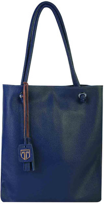 

Tan Luzo TOTE BAGS IN 100% GENUINE FULL GRAIN LEATHER LADIES HANDBAGS HAND PURSE SHOULDER BAGS Shoulder Bag(Blue, 3 L)