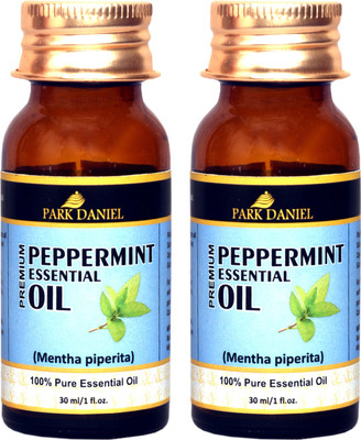 

Park Daniel Organic Peppermint essential oil- 100% Pure and Undiluted Combo pack of 2 bottles of 30 ml(60 ml)(60 ml)
