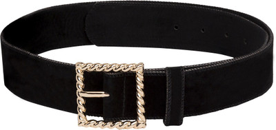 

Globus Women Formal Black Artificial Leather Belt
