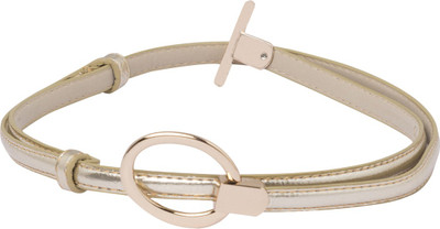 

Globus Women Casual Gold Artificial Leather Belt