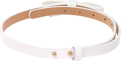 

Globus Women Casual White Artificial Leather Belt
