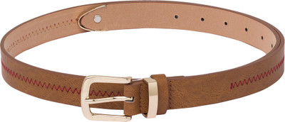 

Globus Women Casual Brown Artificial Leather Belt, Tan