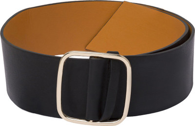 

Globus Women Casual Black Artificial Leather Reversible Belt, Black tan