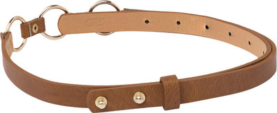 

Globus Women Casual Brown Artificial Leather Belt, Tan