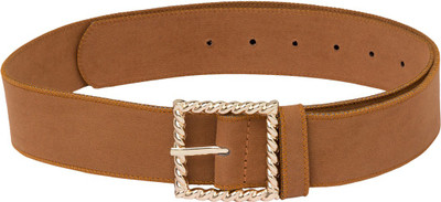 

Globus Women Formal Brown Artificial Leather Belt, Tan