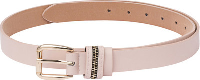 

Globus Women Casual Beige Artificial Leather Belt, Nude