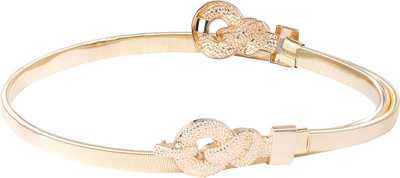 

Globus Women Casual Gold Synthetic Belt
