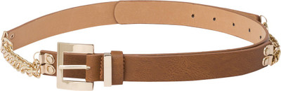 

Globus Women Casual Brown Artificial Leather Belt, Tan