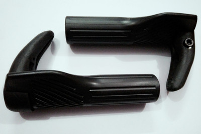 

fastped 1 Pair Multi-position Bicycle Bike Bar Ends Handlebar Grips (black) Bicycle Handle Grip(35 mm)