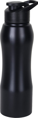 

Frabble8 Stainless Steel (Pack of 1) Plain Black Matt Finish Water Bottle Sipper, BPA Free- 750 ML Capacity Leak Proof for Gym, Sports, Fridge, Office & School. 750 ml Sipper(Pack of 1, Black)