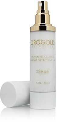 

Oro Gold White Gold K Anti Aging Facial Cleanser From Cosmetics G(100 g)