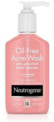 

Neutrogena OilFree Acne Face Wash With Salicylic Acid Pink Grapefruit(177.45 ml)