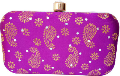 

BEPOSITIVE Formal Purple Clutch
