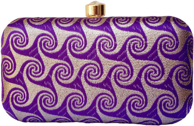 

BEPOSITIVE Formal Purple Clutch
