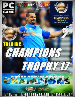 

CHAMPIONS TROPHY 2017 CRICKET PC GAME (WIN XP, WIN 7, WIN 10) Limited Edition with Expansion Pack Only(Code in the Box - for PC)